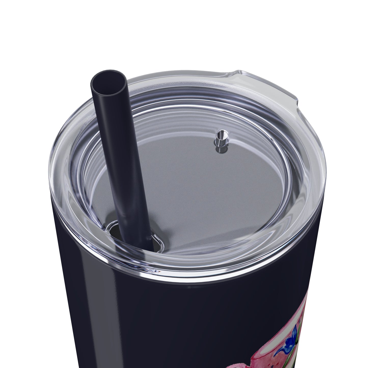 Zaiefeh Chai Bezar - Skinny Tumbler with Straw, 20oz