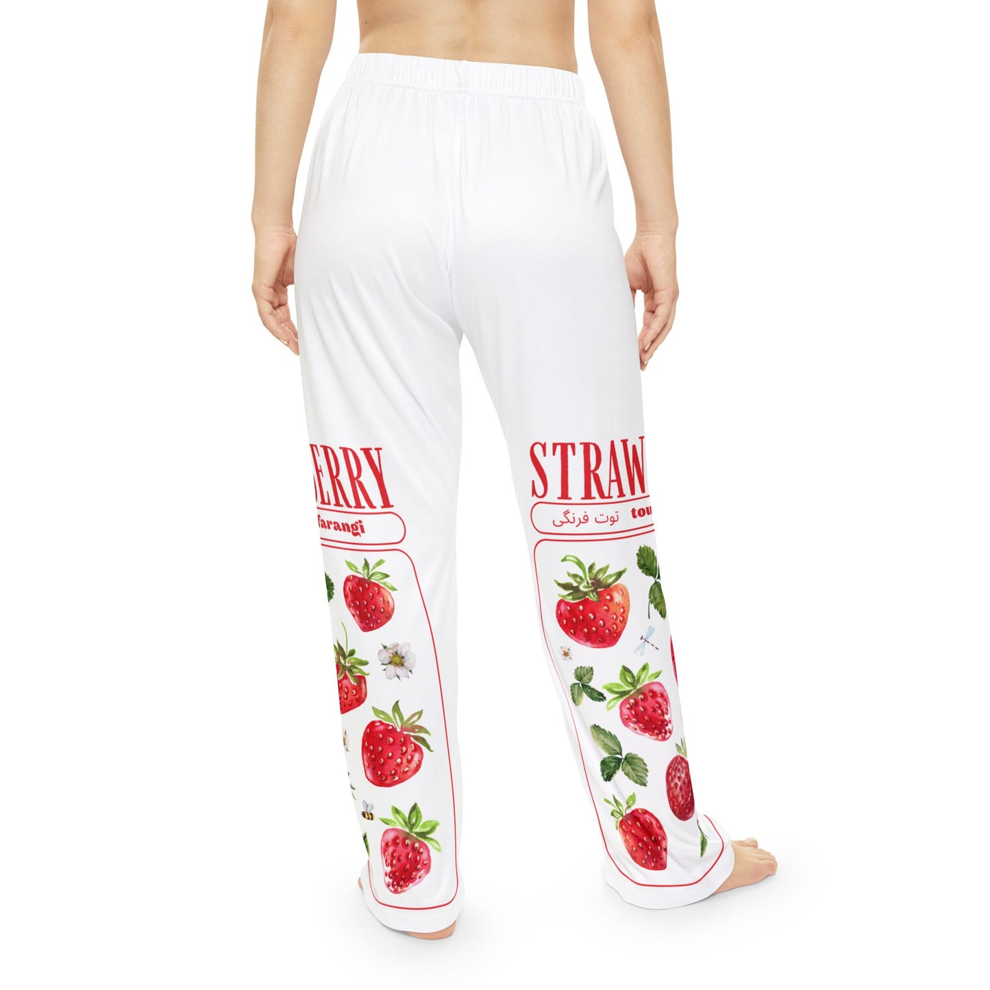 STRAWBERRY - Women's Pajama Pants (AOP)