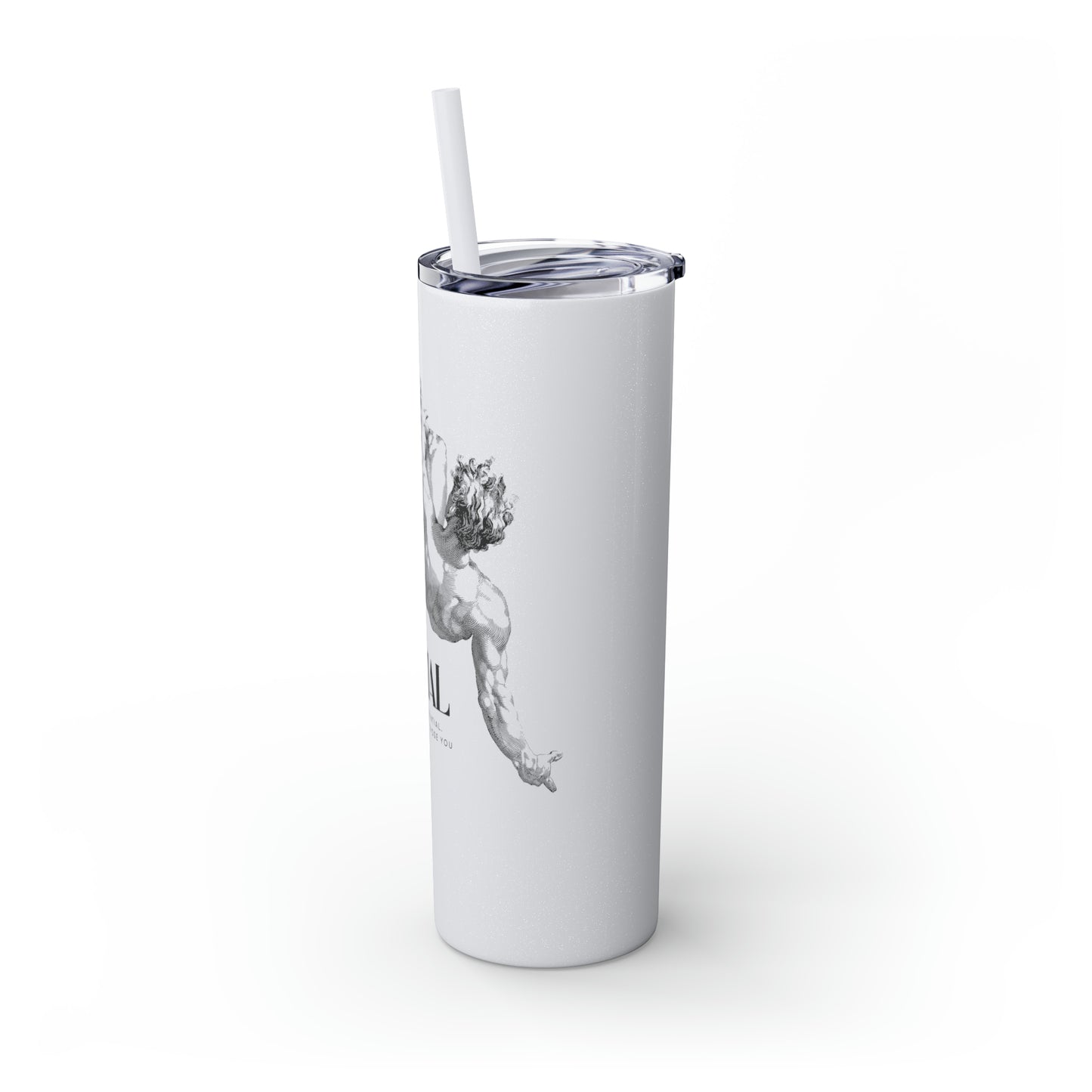 Potential - Skinny Tumbler with Straw, 20oz