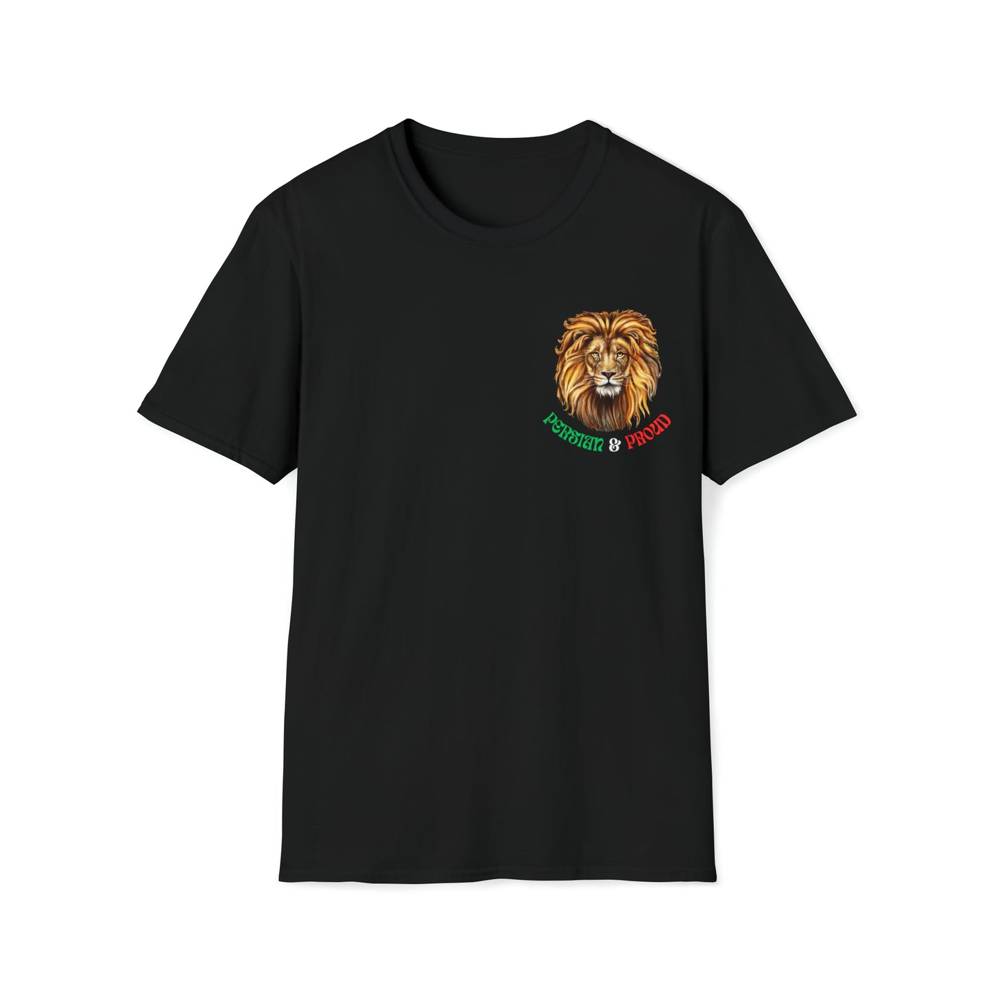 Perisan & Proud Lion - Unisex Softstyle T-Shirt