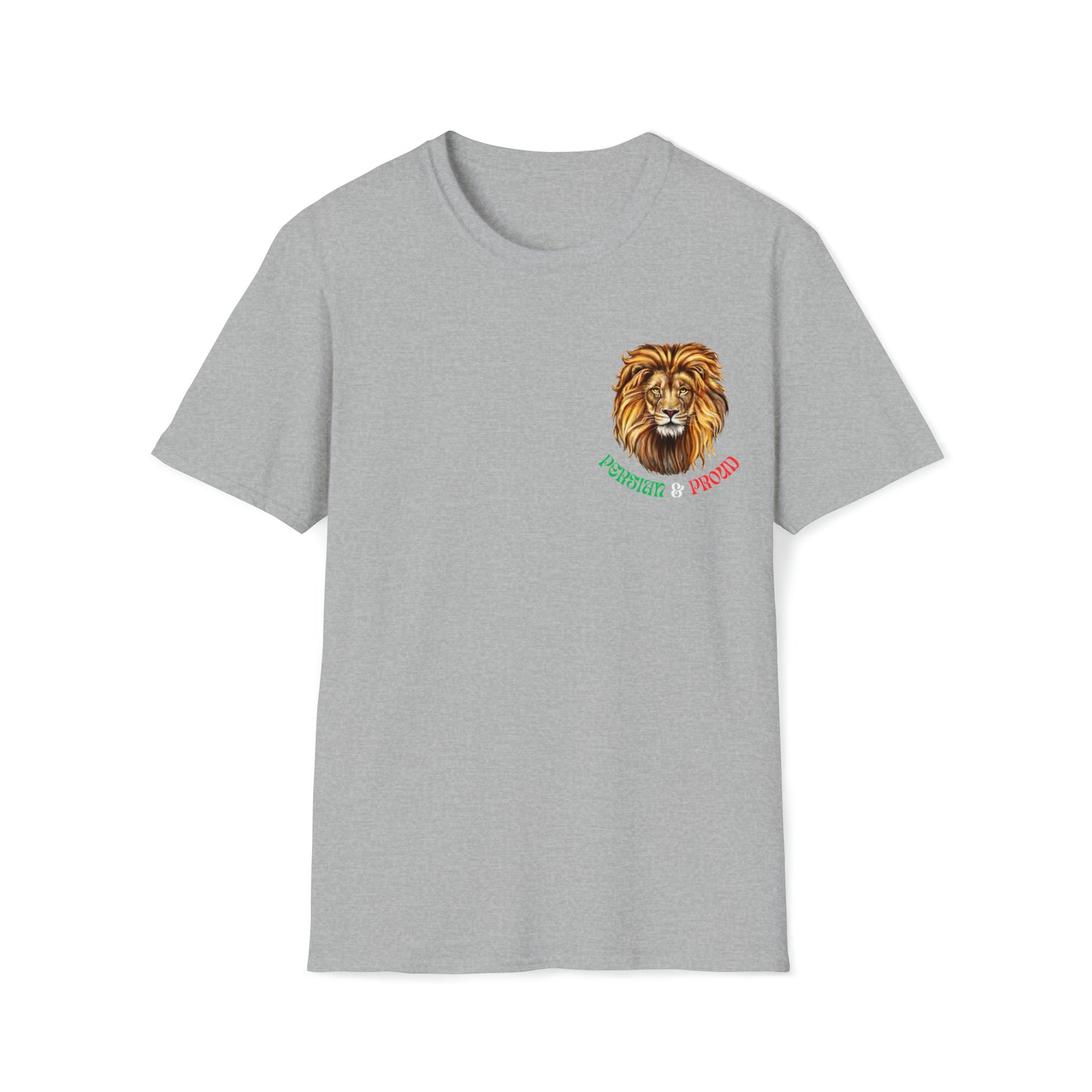 Perisan & Proud Lion - Unisex Softstyle T-Shirt