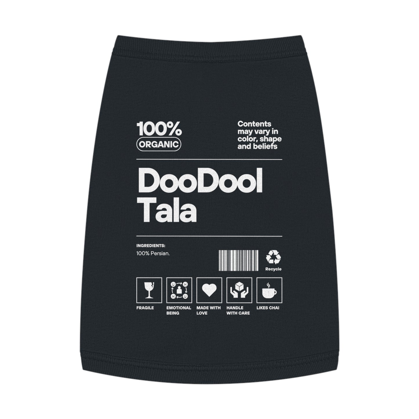 DOODOOL TALA - Pet Tank Top (black)