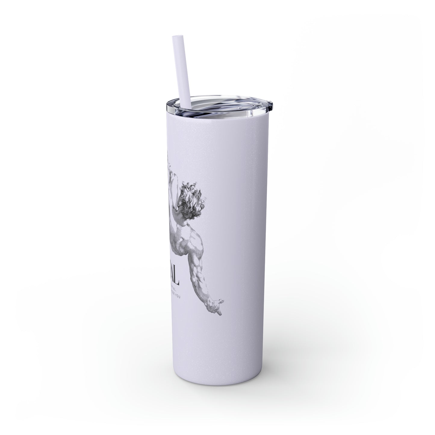 Potential - Skinny Tumbler with Straw, 20oz