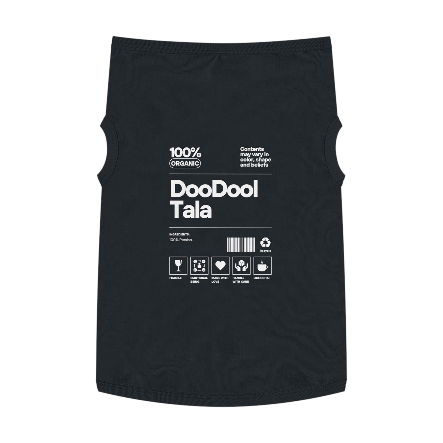 DOODOOL TALA - Pet Tank Top (black)