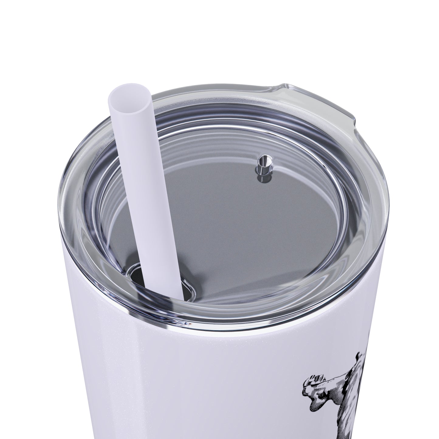 Potential - Skinny Tumbler with Straw, 20oz