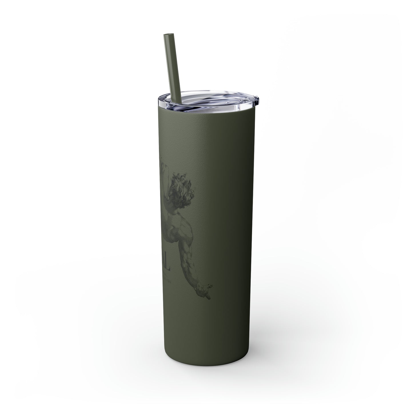 Potential - Skinny Tumbler with Straw, 20oz