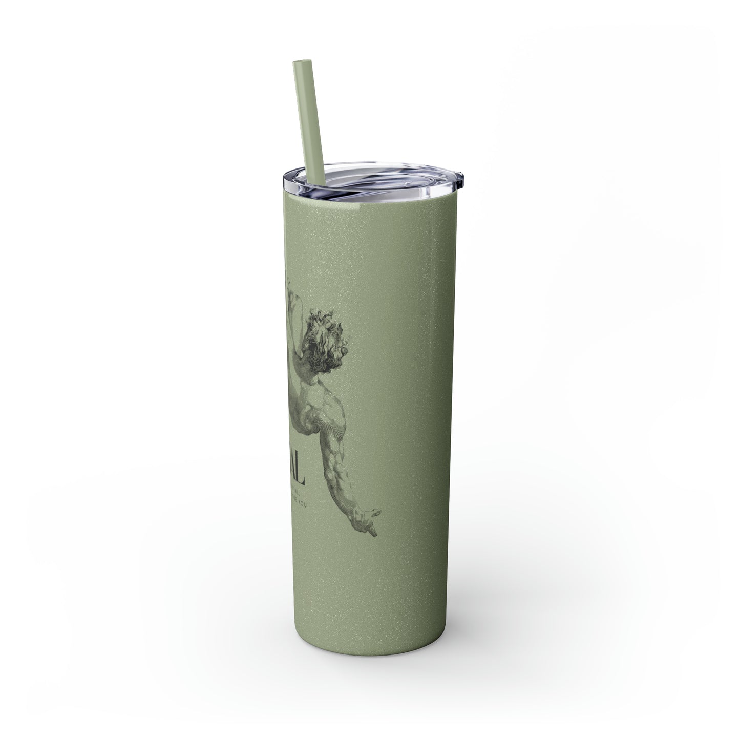 Potential - Skinny Tumbler with Straw, 20oz