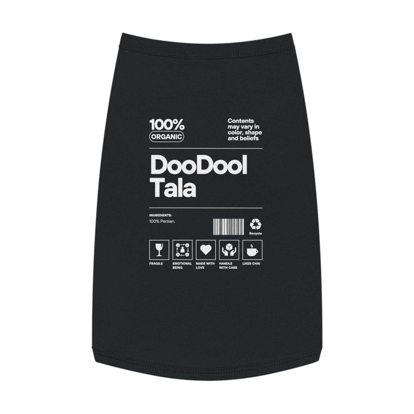 DOODOOL TALA - Pet Tank Top (black)