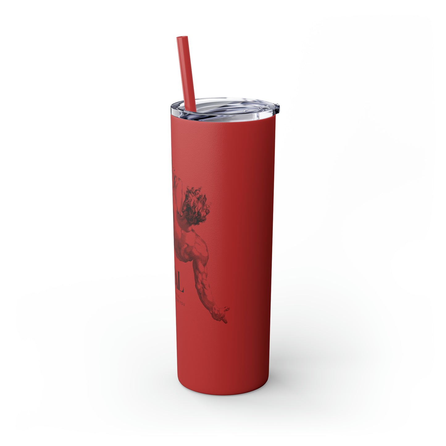 Potential - Skinny Tumbler with Straw, 20oz